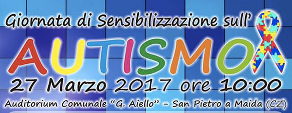 Giornata mondiale di sensibilizzazione sull’autismo, parrocchia San Pietro a Maida organizza incontro sul tema il 27 marzo