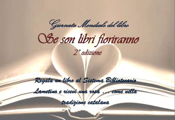 Lamezia: Domani a Palazzo Nicotera "Se son libri fioriranno"