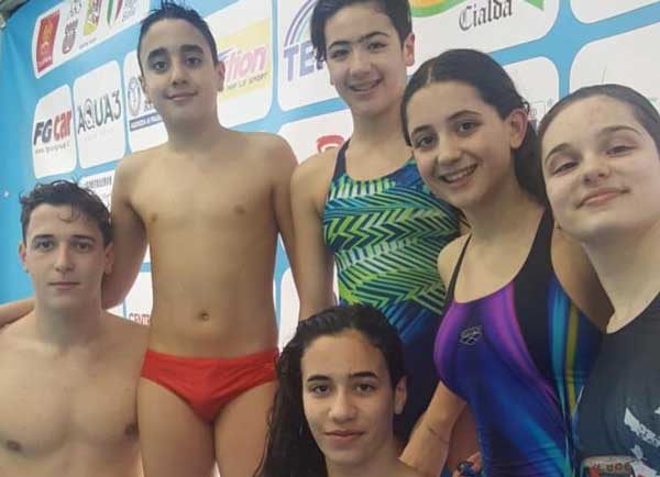 Atleti Arvalia Nuoto Lamezia al "16esimo Grand Prix Categoria Estivo 2019"