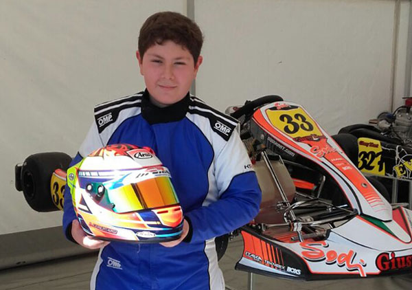 Coppa Puglia di Go kart, terzo posto per il lametino Antonio Cerchiaro