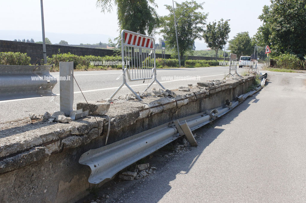 Lamezia: dopo incidente nessuna messa in sicurezza guard rail in via Zuccherificio a Sant’Eufemia