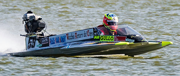 Campionato mondiale motonautica in Estonia, Gullo si frattura una vertebra
