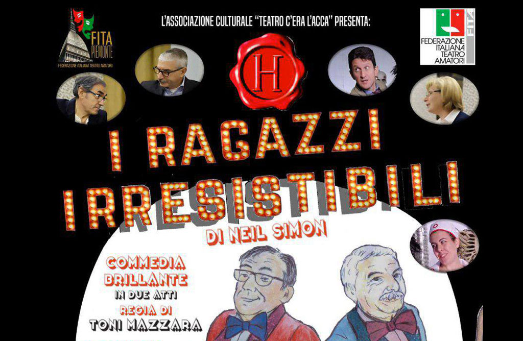 Lamezia, sul palcoscenico del Grandinetti la compagnia piemontese C'era l'Acca: in scena “I ragazzi irresistibili”