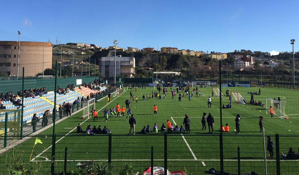 Festa di Natale sul campo del Centro Federale di Catanzaro per 200 bambini