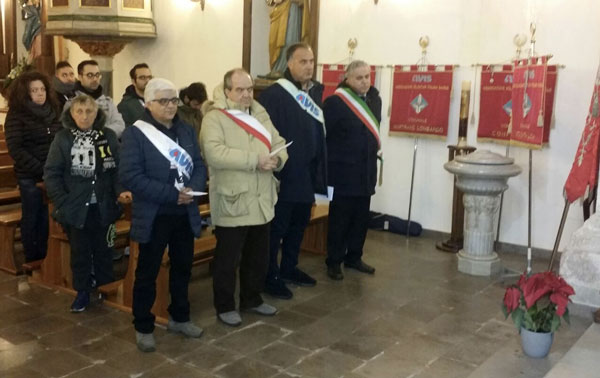 Motta Santa Lucia premia sezione Avis, a breve intitolazione piazza al padre fondatore