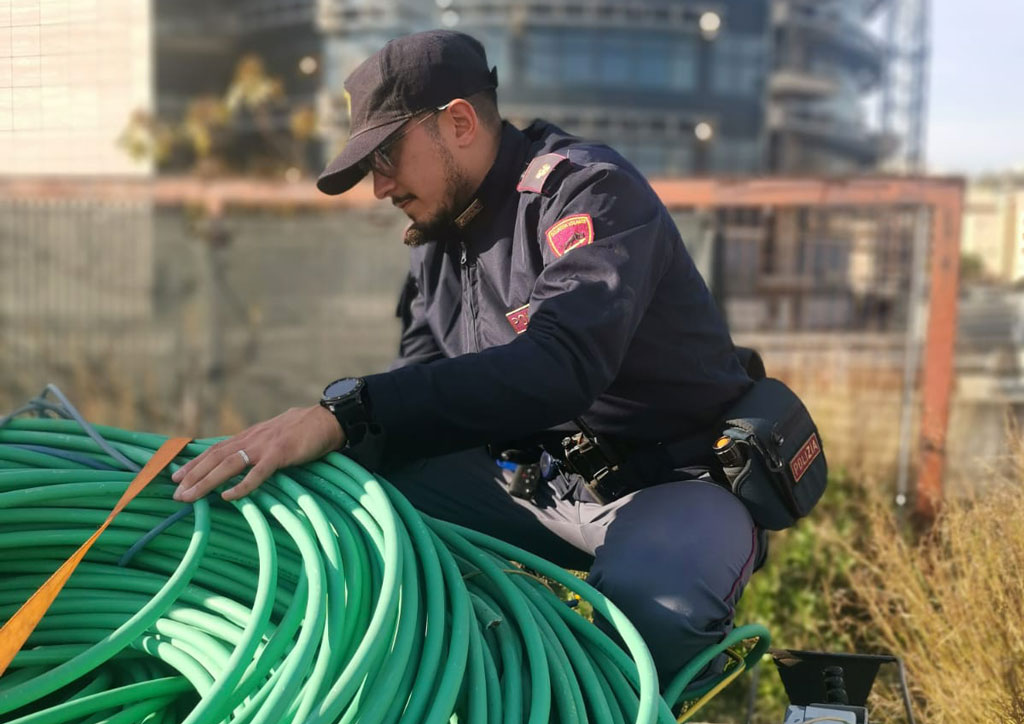 Polizia arresta due uomini per tentato furto aggravato di rame nel costruendo Palazzo di Giustizia a Reggio