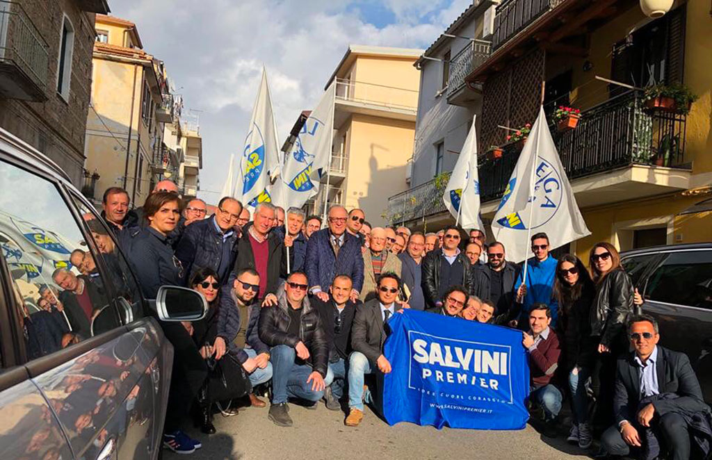 Lamezia, prima riunione dopo elezioni del deputato della Lega Domenico Furgiuele in Calabria 