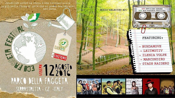 "Eco-Faggeta Festival" il 12 agosto a Serrastretta
