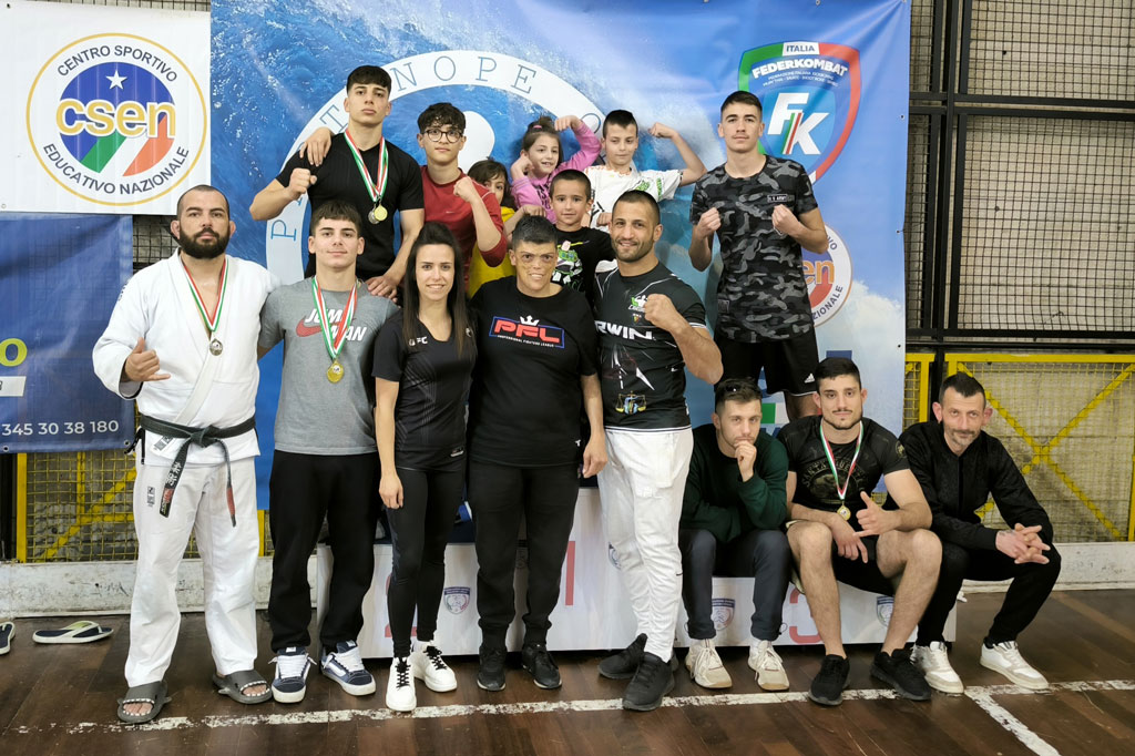I lottatori del fight club lametino a Salerno per il secondo Partenope open di mma e bjj: i risultati