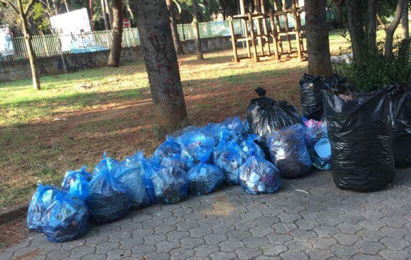 Lamezia, Giovani Identitari: abbiamo ripulito il parco Argada