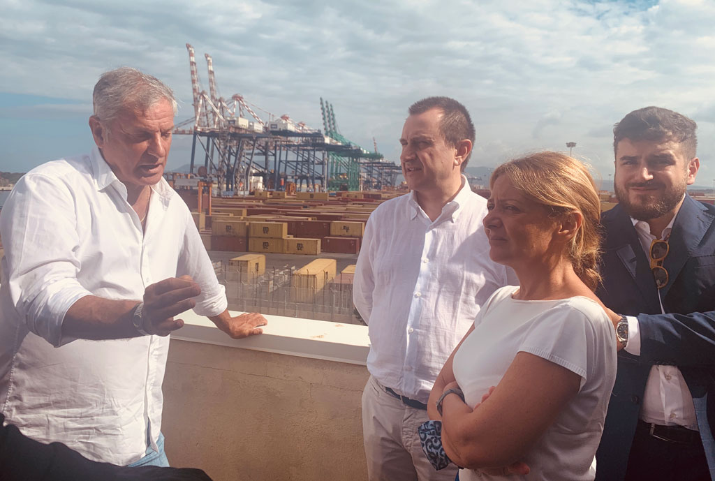 Vicepresidente Camera dei Deputati visita Autorità portuale e Terminal di Gioia Tauro