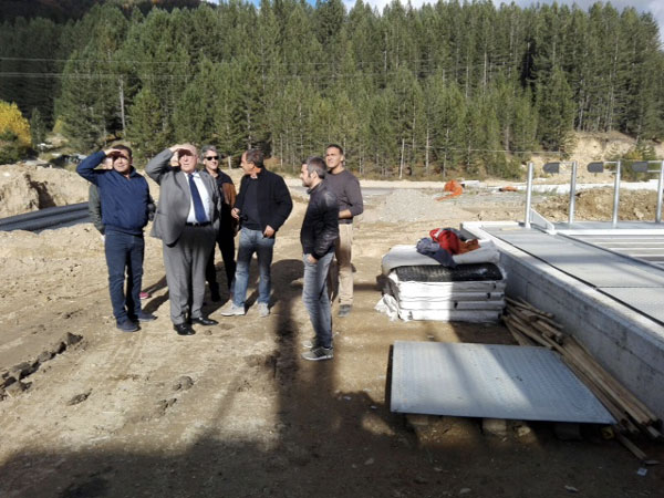 Visita del presidente Oliverio ai nuovi impianti sciistici di Lorica