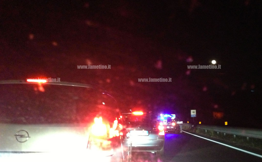 Lamezia: incidente sulla SS 280, un ferito