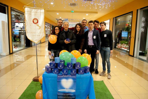 Lamezia: Rotaract impegnato nella campagna "Accendi l'azzurro"