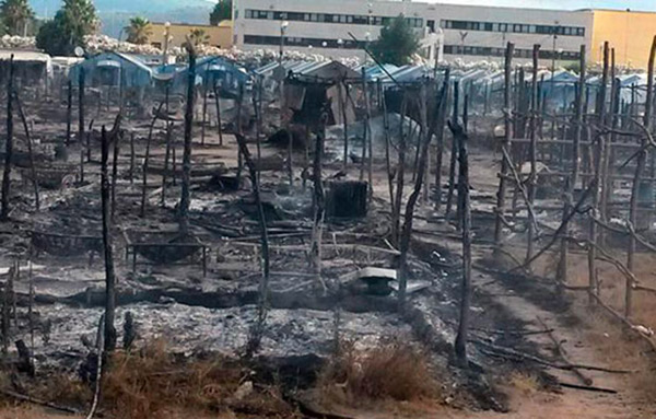 Incendio in tendopoli San Ferdinando: area sarà bonificata, si cerca nuovo sito per ospitare migranti