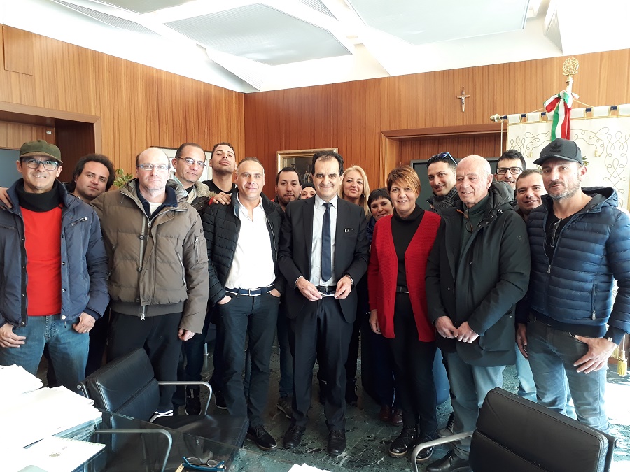Presidente Provincia Bruno incontra delegazione ex percettori mobilità in deroga