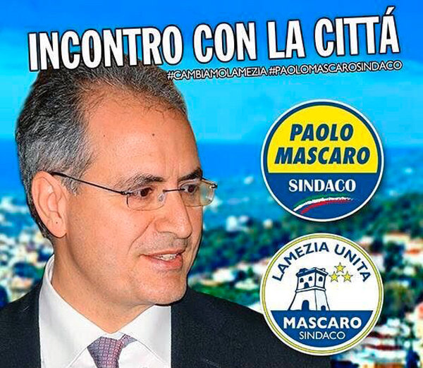 Lamezia: il 13 Paolo Mascaro incontra i cittadini al teatro Grandinetti