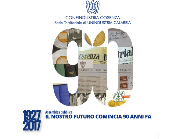 Festeggiamenti per i 90 anni di Confindustria Cosenza