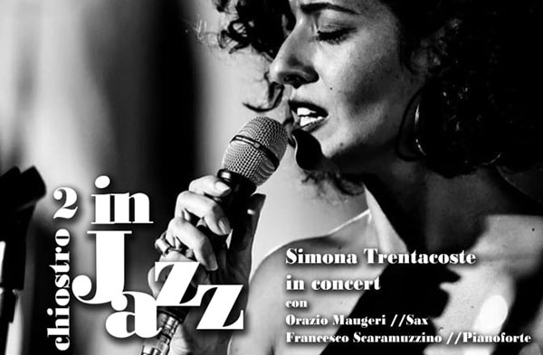 Lamezia, Simona Trentacoste in concerto per ‘Chiostro in Jazz 2’ al Caffè Letterario il 23 luglio