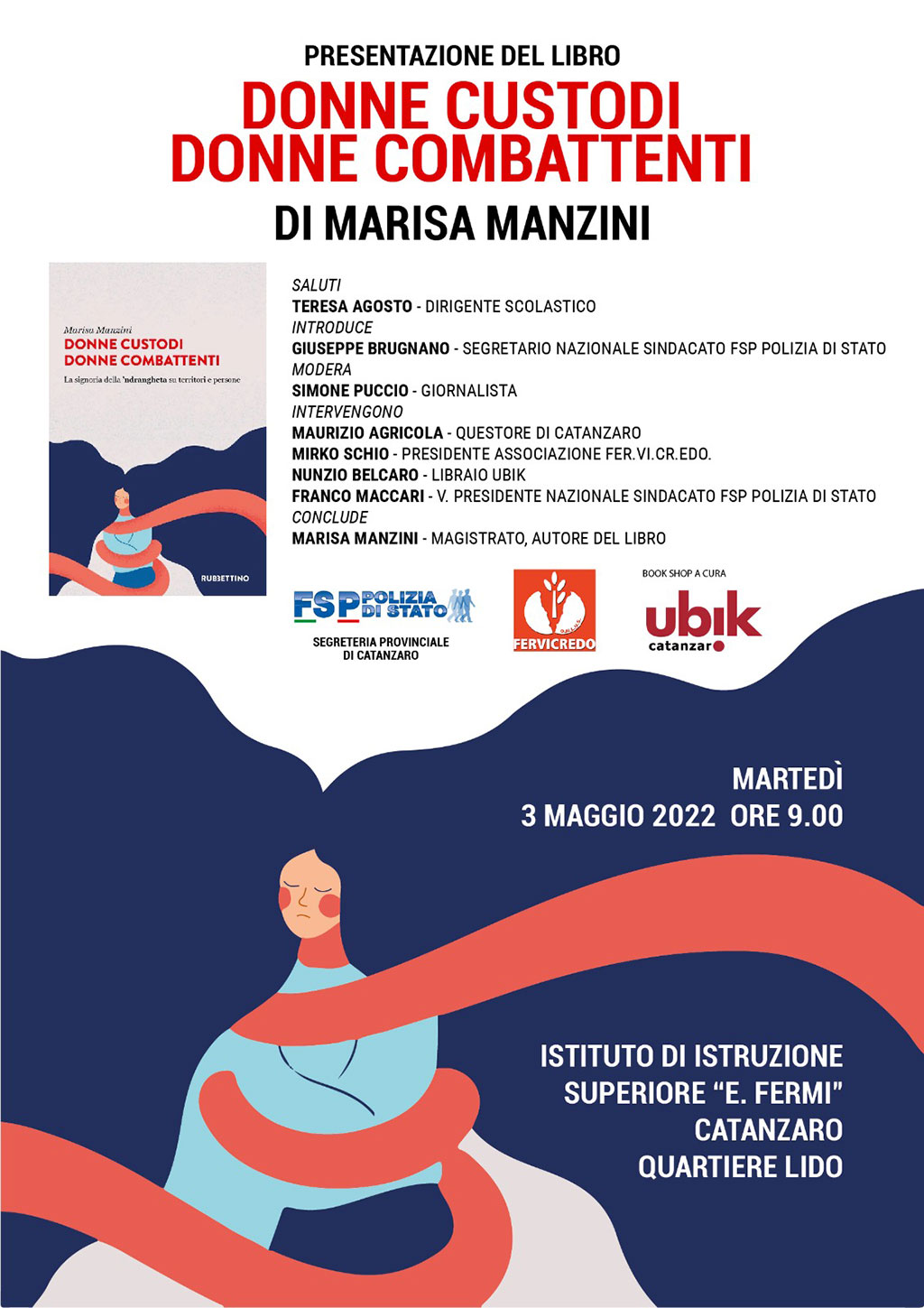 Donne custodi. Donne combattenti', il 3 maggio a Catanzaro presentazione  del nuovo libro del pm Manzini - il