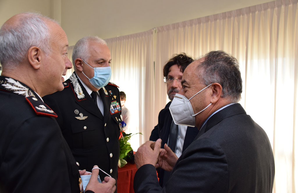 Il Comandante Generale dell'Arma Teo Luzi in visita alla Legione Carabinieri