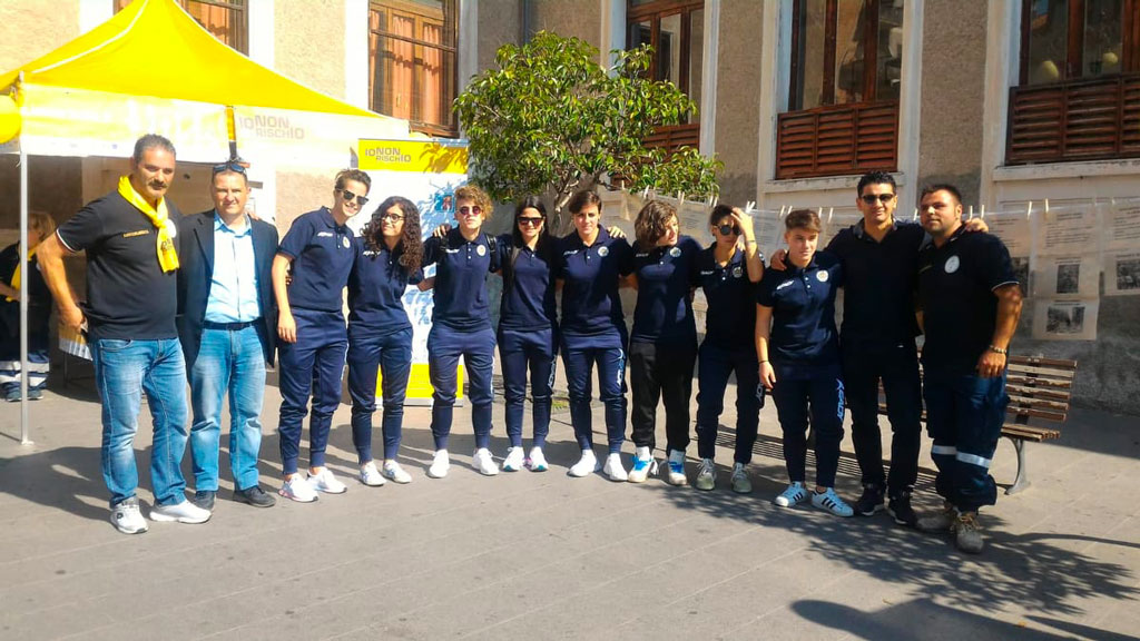 Anche a Lamezia la campagna “Io non rischio”, la Royal in visita allo stand 