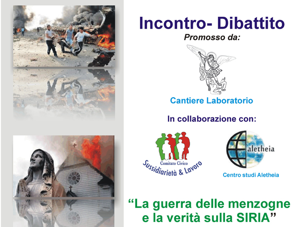 Lamezia: La guerra in Siria in un convegno al chiostro San Domenico