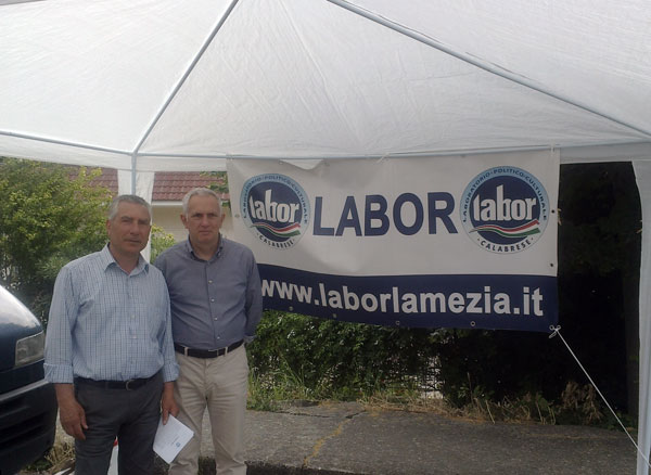 Lamezia: Chiusa campagna informativa del movimento Labor