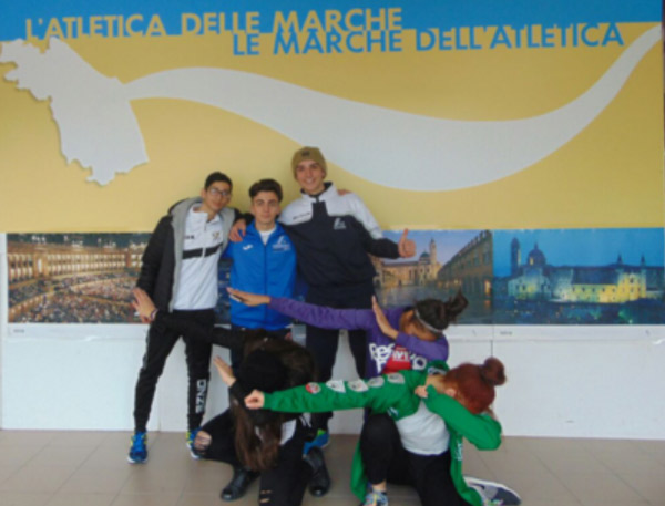 Gli atleti lametini di Atletica Amica al Meeting Indoor di Ancona