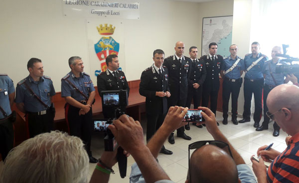 Cambio guardia a comando carabinieri Locri: parte Toscani, arriva De Pascalis