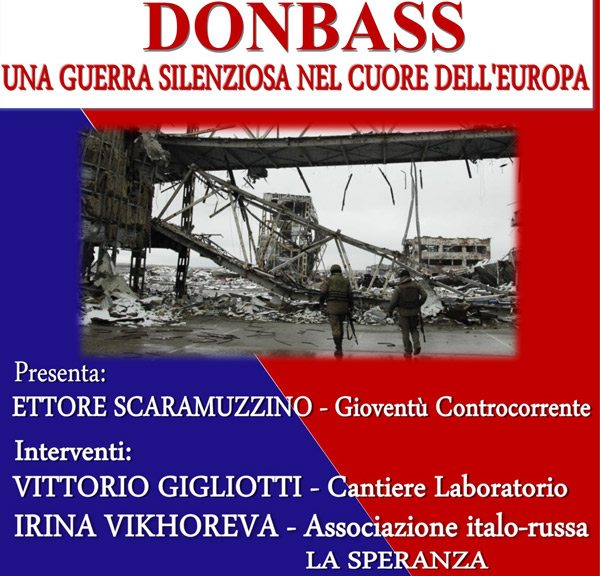 Lamezia, il 20 novembre iniziativa su guerra in Donbass