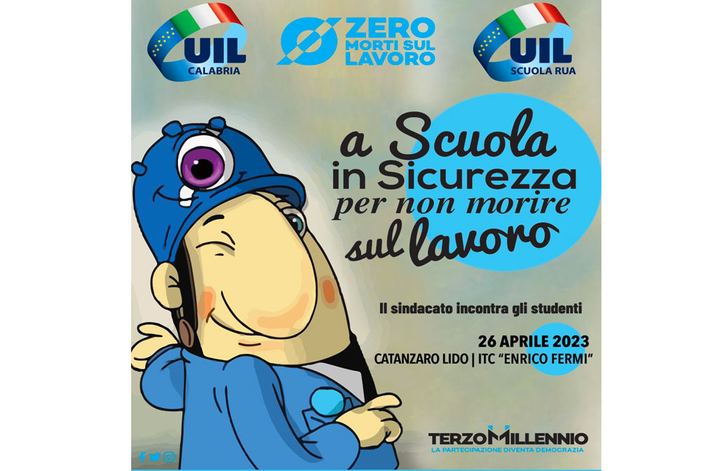 Seconda tappa della campagna “A scuola in sicurezza, per non morire di lavoro” all'istituto Fermi di Catanzaro