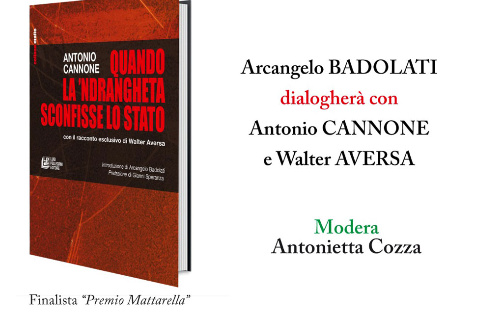 Tappa a Cosenza per il libro “Quando la ‘ndrangheta sconfisse lo Stato” di Antonio Cannone