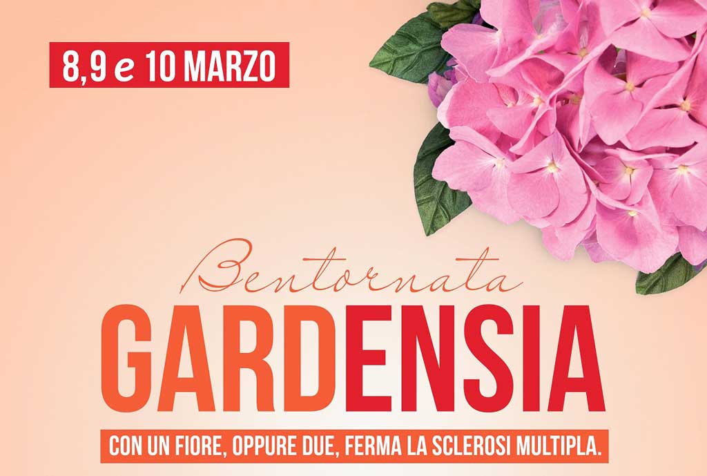 Una gardenia e un'ortensia per sostenere la ricerca sulla sclerosi multipla, ecco dove trovarla