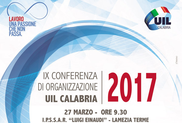 Lamezia, "Giovani e lavoro, valori su cui investire" conferenza UIL Calabria il 27 marzo all’Einaudi