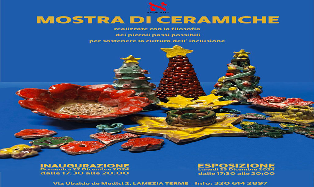 Lamezia, inaugurazione ‘Ceramiche in mostra’ il 22 dicembre