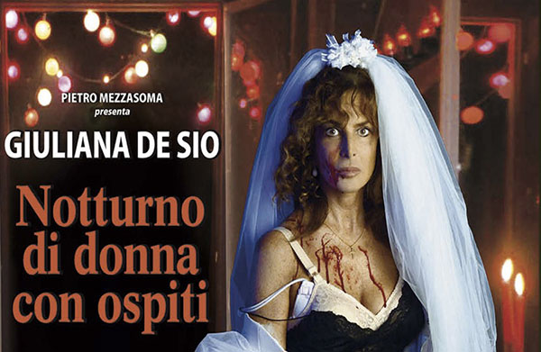 Lamezia, Giuliana De Sio in “Notturno di donna con ospiti” il 15 dicembre al Costabile