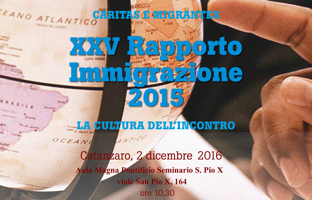 Caritas e Migrantes presentano XXV Rapporto Immigrazione il 2 dicembre