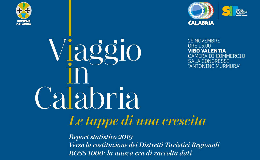"Viaggio in Calabria. Le tappe di una crescita" il 29 novembre a Vibo