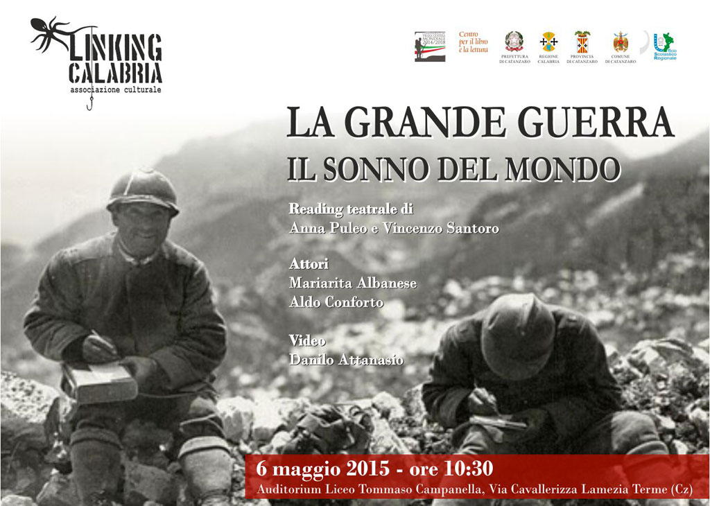 Lamezia: il 6 maggio reading sulla Grande Guerra al liceo Campanella