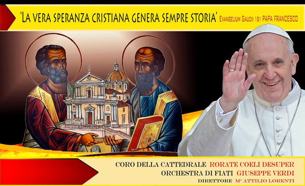 Lamezia: Concerto religioso domani su corso Numistrano in onore Santi Pietro e Paolo