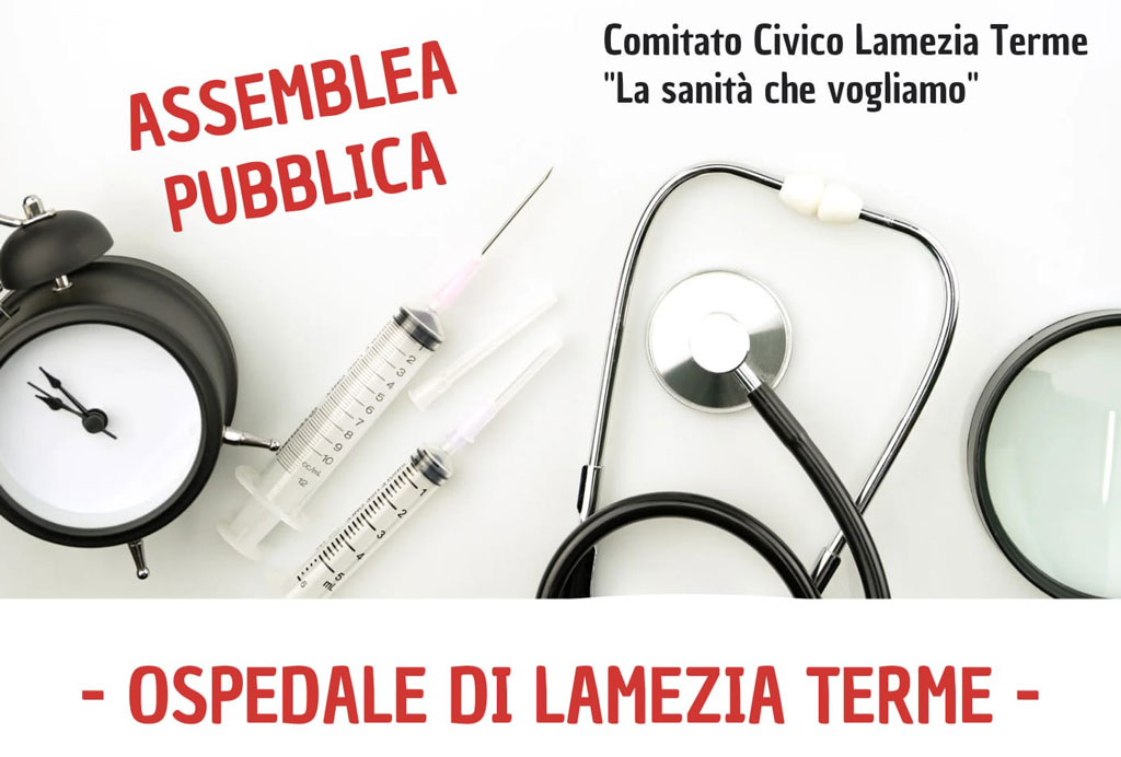 Lamezia, assemblea pubblica su ospedale con commissario Asp Battistini il 3 aprile