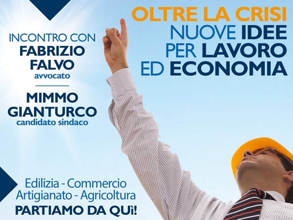 Gianturco incontra cittadini sabato su temi edilizia, commercio, artigianato, agricoltura