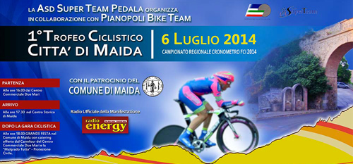 Calabria: Il 6 luglio 1° Trofeo Ciclistico “Città di Maida”