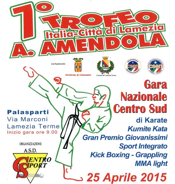 Lamezia: il 25 aprile settimo “Trofeo Antonio Amendola” al PalaSparti