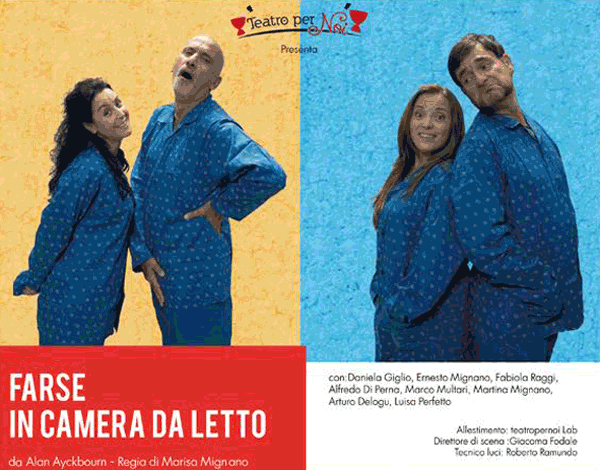 Lamezia, il 21 e 22 gennaio in scena commedia “Farse in camera da letto” al teatro Costabile