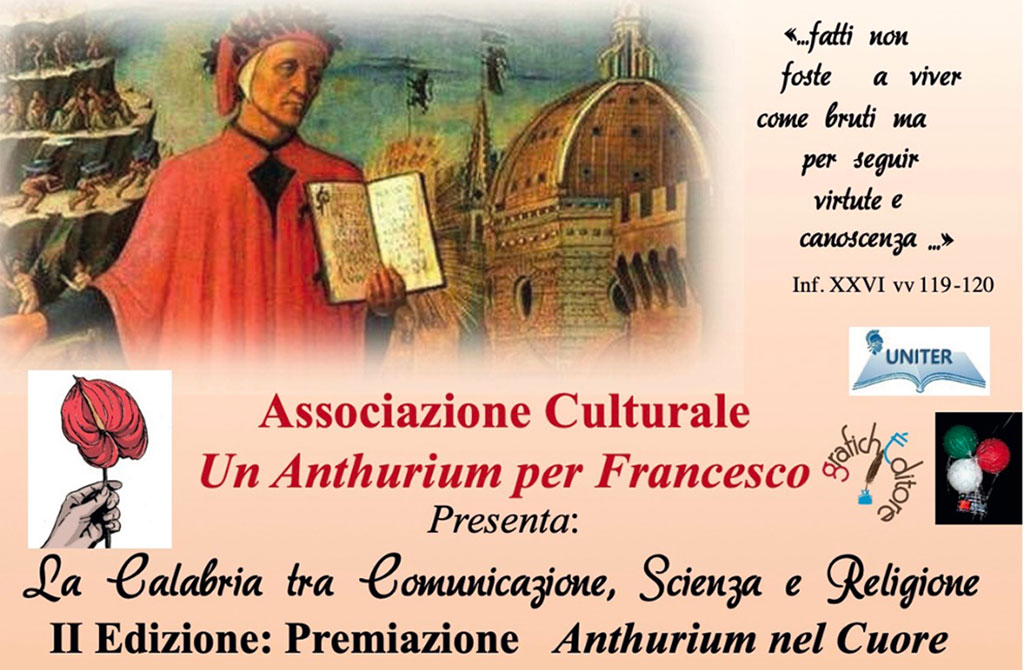 Lamezia, il 17 luglio la seconda edizione del premio “Un Anthurium nel Cuore”