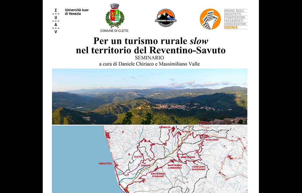 Seminario “Per un turismo rurale slow nel territorio del Reventino-Savuto” il 3 settembre a Cleto