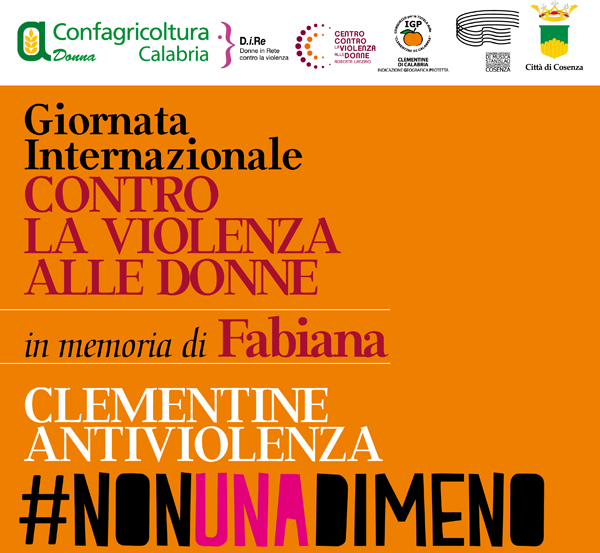 “Clementine antiviolenza” delle imprenditrici di Confagricoltura in piazza a Cosenza