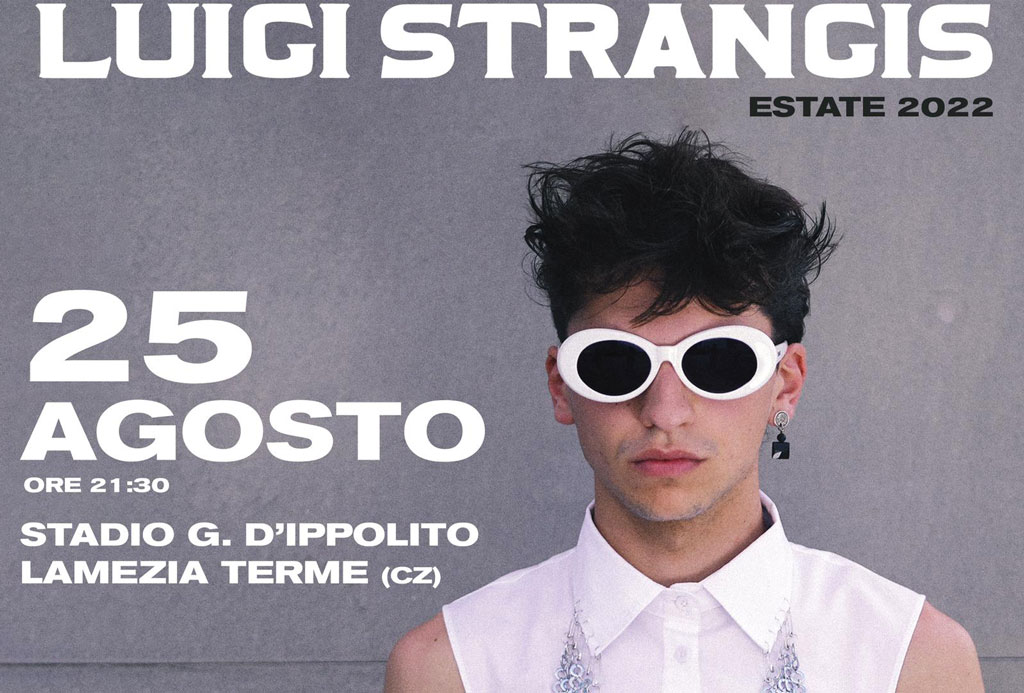 Lamezia, concerto allo stadio D'Ippolito per il vincitore di Amici Luigi Strangis il 25 agosto